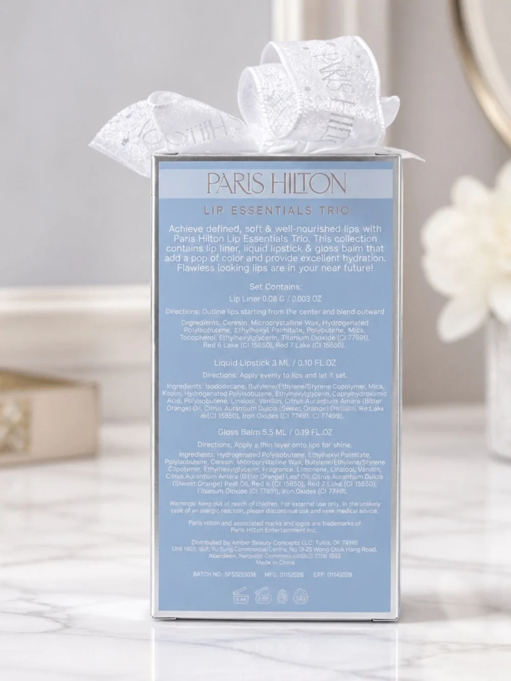 Paris Hilton Paint It Nude Lip Essentials Trio New